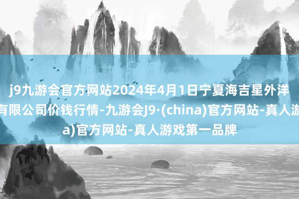 j9九游会官方网站2024年4月1日宁夏海吉星外洋农产物物流有限公司价钱行情-九游会J9·(china)官方网站-真人游戏第一品牌