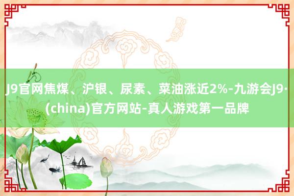 J9官网焦煤、沪银、尿素、菜油涨近2%-九游会J9·(china)官方网站-真人游戏第一品牌