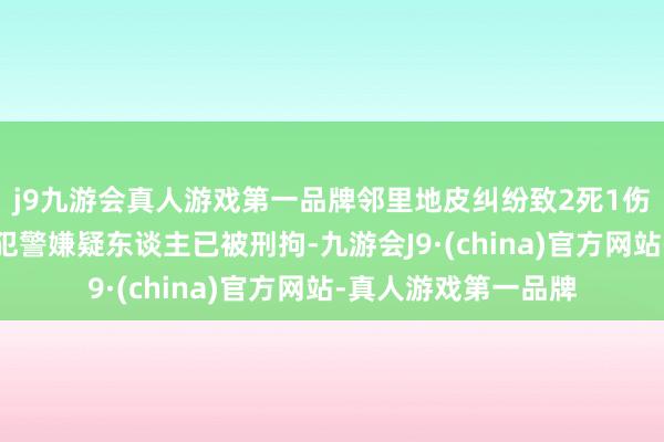 j9九游会真人游戏第一品牌邻里地皮纠纷致2死1伤，广东阳春警方：犯警嫌疑东谈主已被刑拘-九游会J9·(china)官方网站-真人游戏第一品牌